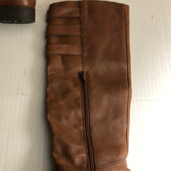 Kelsi Dagger tall brown leather Libby Boots - Picture 11 of 16